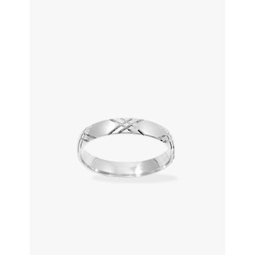 Alliance Fantaisie or blanc 4mm