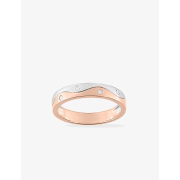Alliance Diamant 0.06ct Bicolore