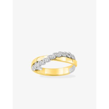 Alliance Contemporaine 20 Diamant 0.08ct Bicolore