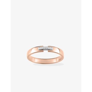 Alliance Contemporaine Diamant 0.02ct Bicolore