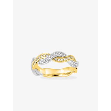 Alliance Contemporaine 39 Diamant 0.23ct Bicolore