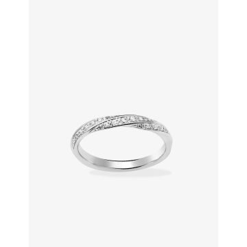 Alliance Contemporaine 3 Biais Diamant 0.10ct Or75