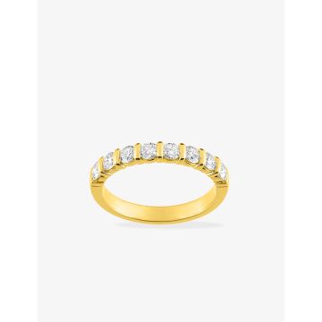 Alliance Classique 8 Diamant 0.75ct Or Jaune