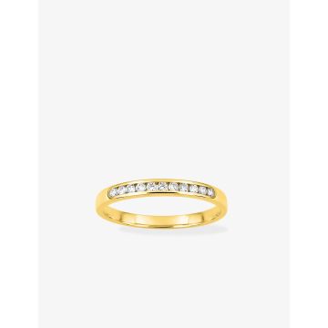 Alliance Demi-Tour Diamant 0.15ct Gh-Si Or Jaune
