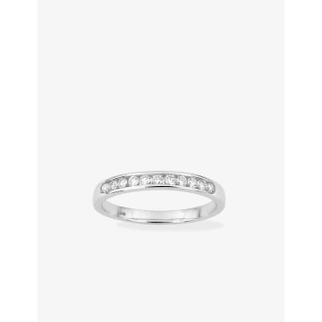 Alliance Demi-Tour 11 Diamant 0.20ct Or Blanc