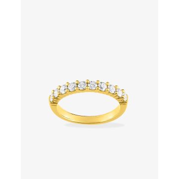 Alliance Classique 10 Diamant 0.65ct Or Jaune