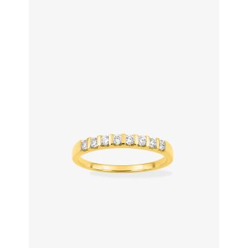 Alliance Classique 8 Diamant 0.25ct Or Jaune