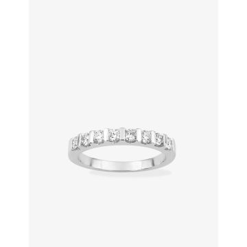 Alliance Classique 8 Diamant 0.50ct Or Blanc
