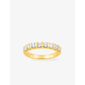 Alliance Classique 8 Diamant 0.75ct Or Jaune