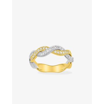 Alliance Contemporaine 39 Diamant 0.23ct Bicolore