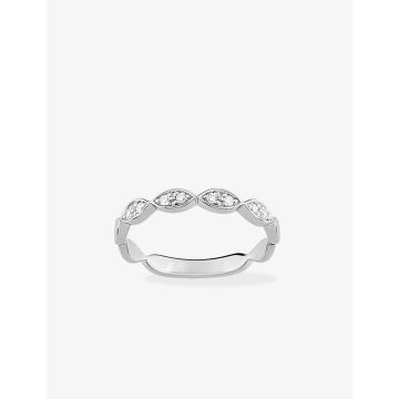 Alliance Contemporaine 10 Diamant 0.10ct Or Blanc