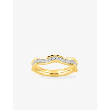 Alliance. Grain 14 Diamant 0.08ct Or Jaune+