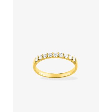 Alliance Classique 9 Diamant 0.30ct Or Jaune