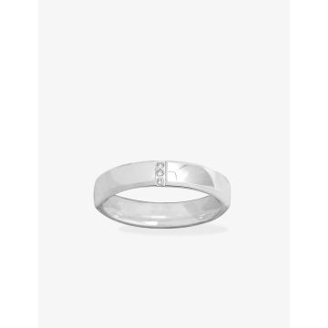 Alliance Diamant Contem Or Blanc