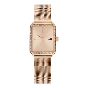 Montre Femme Tommy Hilfiger Tea Acier Maille Milanaise
