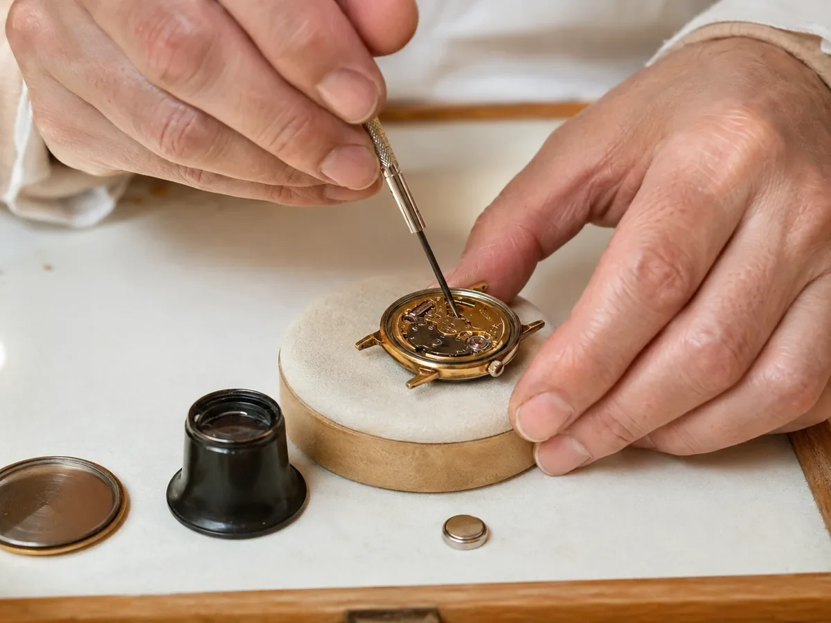 Réparation et entretien de montres